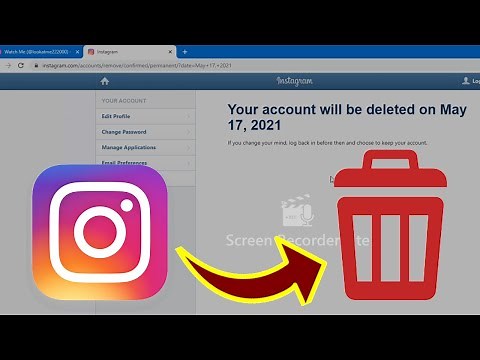 How to Delete Instagram Account on Computer/Laptop 2021