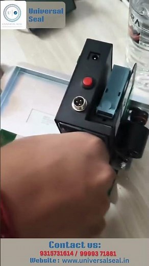 Thermal Handheld Inkjet Printer | Pouch Printing Date & Batch Coding Machine