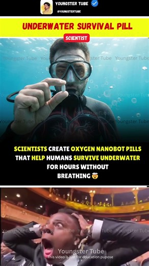 🫁 The Oxygen Pill That Could Let Humans Survive Without Breathing 😱