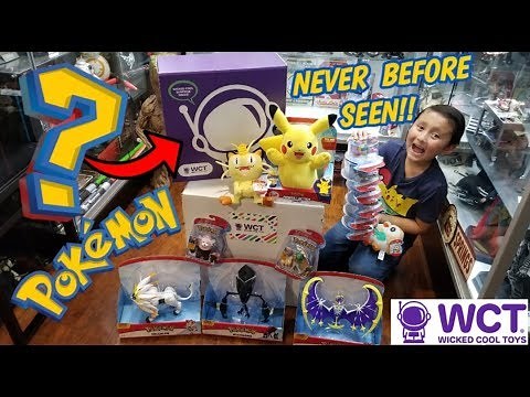 EARLY NEVER BEFORE SEEN NEW POKEMON STUFF!! THE BIGGEST & RAREST MYSTERY BOX FROM WICKED COOL TOYS!!