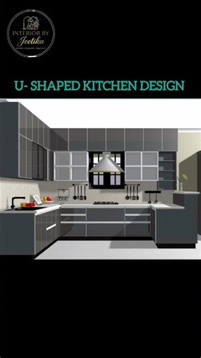 U Shaped Modular Kitchen Design 2026 🔥 Latest Modern Kitchen Ideas | Small Kitchen Space Saving