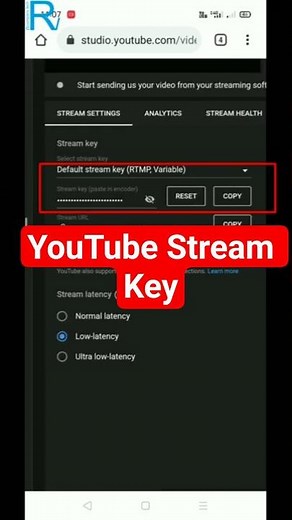 How to get You tube stream key for Live Streaming