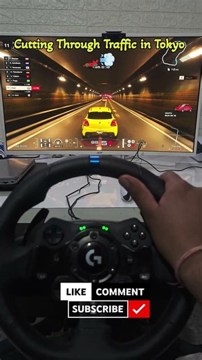 Cutting Through Traffic in Tokyo 🏎️💨#gt7 #simracing