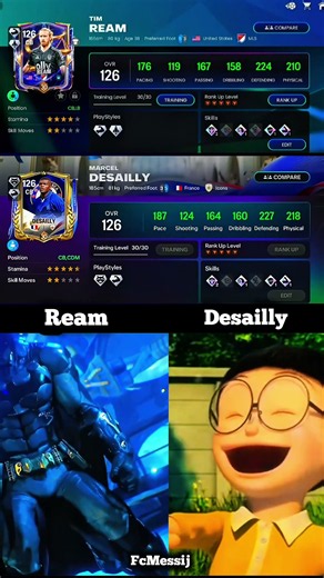 Desailly VS Ream CB In FC Mobile #easports #fcmobile