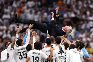 Legendary Ancelotti fights back tears in emotional farewell to Real Madrid after 15 trophies