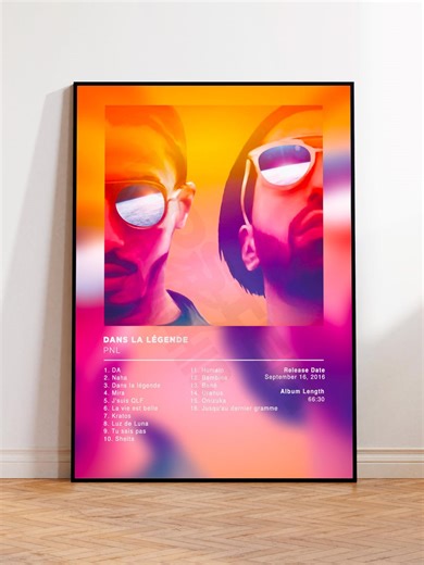 Album Poster: in the Legend of PNL, Rap Posters, Album Cover, Album Wall Art, Custom Album Poster, Rapper Poster, French Rap - Etsy Canada