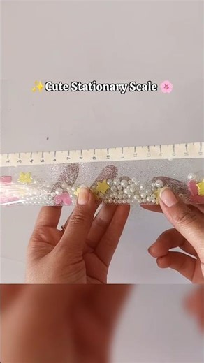Diy transparent ruler scale ✨✨ #diy #craft #schoolsupplies
