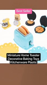 Miniature Home Toaster Decorative Baking Toys Kitchenware Plastic Send me direct message for inquiries | Presyongmasa
