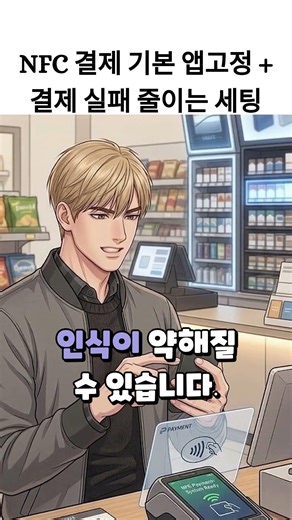 NFC 결제 기본 앱고정 + 결제 실패 줄이는 세팅 #폰리모컨 #TV리모컨 #스마트홈#휴대폰고급정보 #스마트폰꿀팁 #릴스추천 #정보릴스