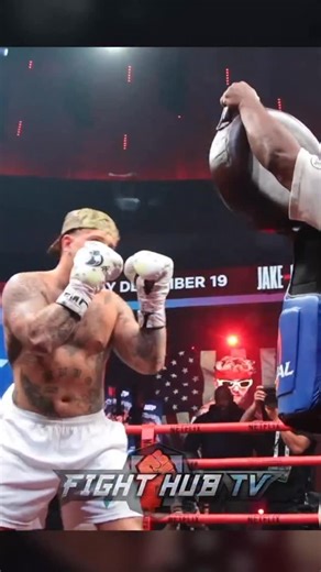Jake Paul is throws sharp jabs on the mitts as his fight vs Joshua is just 3 days away!!! 💥 #Boxing #PaulJoshua | Fight Hub TV