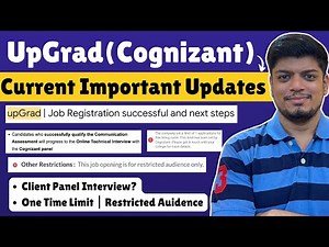 🔥Cognizant One Time Limit | Restricted Audience | UpGrad Client Panel Interview | Communication Test