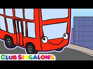 "Wheels on the Bus" London Double Decker Bus | Nursery Rhyme for Children, Babies & Toddlers