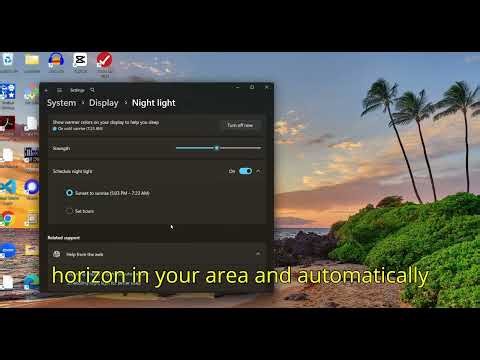 How to Auto-Sync Your Windows Night Light with the Sunset
