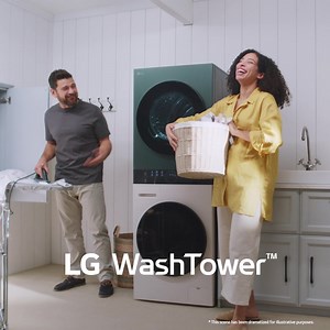 11K views · 73 reactions | Washer and Dryer come together as ONE. LG WashTower™ brings a washer and dryer together as ONE, creating a perfect laundry solution. Bring home the LG WashTower™, the Perfect Match to your laundry solution. #LG #WashTower #LGWashingMachine #laundrySolution #LGMalaysia | LG Global | Facebook