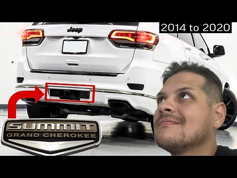 How to install trailer hitch on Jeep Grand Cherokee￼ wk2 2014 to 2020 Summit, limited X and SRT.