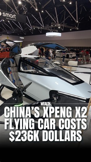 Business | Tech | Culture on Instagram: "XPeng’s X2 flying car is priced at $236,000 and represents China’s push into early urban air mobility, using a carbon-fiber frame, electric vertical takeoff technology, and autonomous flight systems developed by AeroHT. The model sits at the front of China’s low-altitude aviation plans as regulators outline the first pathways for commercial use. Comment VIP for a blueprint on building your own faceless Instagram brand & making $$$ online."