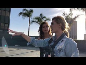 Posing outdoor portrait