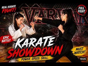 Female martial arts short film a fight between Epic Karate Showdown 🥋 Black Belt Women Fight | Full