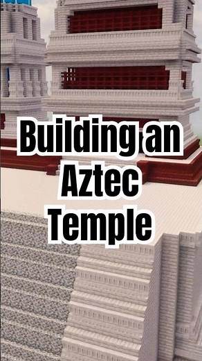 How long did this Aztec temple actually take? #minecraft #building #timelapse