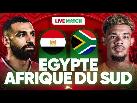 🔴🇪🇬🇿🇦 EGYPTE - AFRIQUE DU SUD LIVE / 🚨LE CHOC POUR LA QUALIF ET LA 1ERE PLACE! / CAN 2025 / CAN 2026