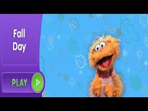 Sesame Street Fall day with Zoe