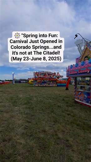278K views · 1.1K reactions |  "Spring into Fun: Carnival Just Opened in Colorado Springs...and it's not at The Citadel!藍 For the next 3 weekends (Friday-Sunday) this carnival off Platte Avenue will be offering fun and food. They have some pretty sweet rides (not all pictured). . . . ---------------------------------------------------- #coloradofanclub #coloradospringscolorado #coloradoliving #visitcolorado #coloradosprings #carnival #fun #amusement | Colorado Fan Club | Facebook