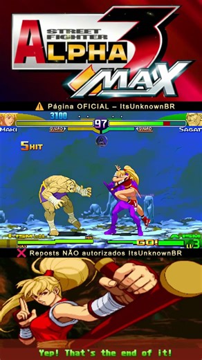 UNSTOPPABLE Maki in Street Fighter Alpha 3 Max