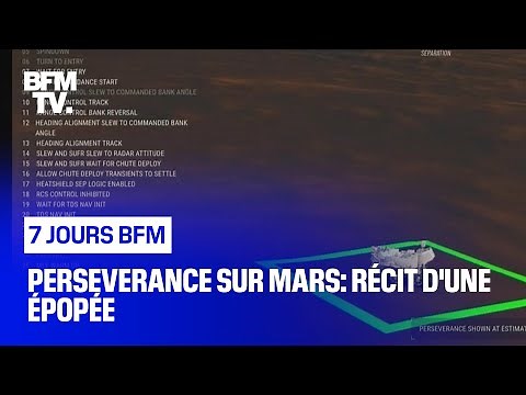 Perseverance sur Mars: récit d'une épopée