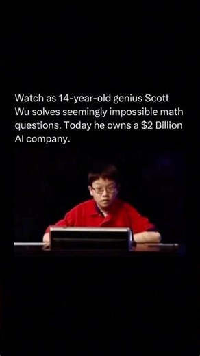 Watch as 14-year+old genius Scott Wu solves seemingly impossible math questions.