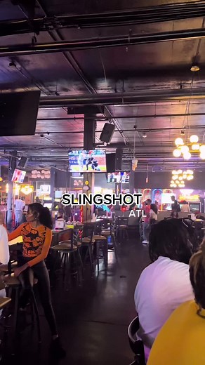 Went to Slingshot Atlanta for my best friend’s birthday and it was so much fun! It’s an adult only arcade bar, so bring the competition. #atlthingstodo #21andup #atlanta #funtime #fyp