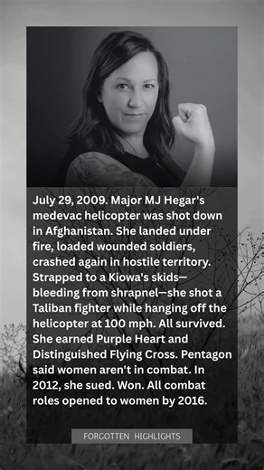 She Was Shot Down, Hung Off a Helicopter Shooting Taliban—Then the Pentagon Said That Wasn't Combat.