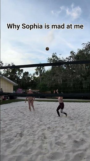 don't be mad girl! #volleyball #pov #beach #women #girls #game #good #play