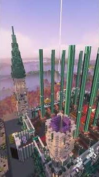 BUILDING ALL THE TOWERS OF THE STARTER BASE #minecraft