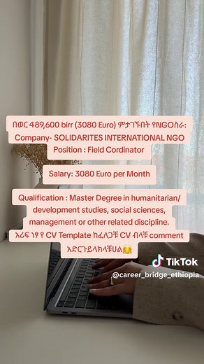 Solidarites International NGO Job Vacancy for 2025