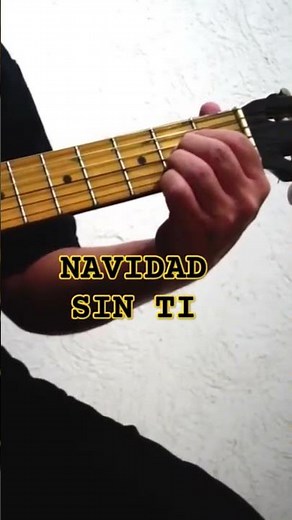 NAVIDAD SIN TI Guitarra Intro Los Bukis - Tabs #tocaycanta #aprenderatocarguitarra #shorts