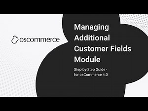 Managing Additional Customer Fields Module | Field Groups & Custom Fields Guide