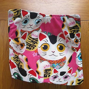 Microwave Bowl Cozy 100% Cotton, Reversible, Microwave-safe Bowl Holder, Machine Washable Hot Pad, Kitchen Gift, Maneki-neko Cat Pink - Etsy Australia