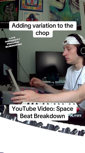 Adding variation, full breakdown on my channel! #hiphop #beatbreakdown #music #mpc #sampling #rap