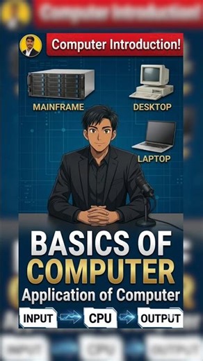 Introduction to Computer 🖥️| BCA Semester 1 IC Unit 1 #shorts #computerbasics