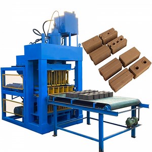 [Hot Item] Compressed Concrete Hollow Brick Making Machine Auto Solid Cement Block Brick Making Machine Automatic Brick Making Machinery