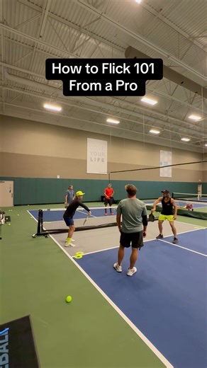 How To Flick Shot Like A Pro #pickleball #pickleballaddict #pickleballhighlights #pickleballislife
