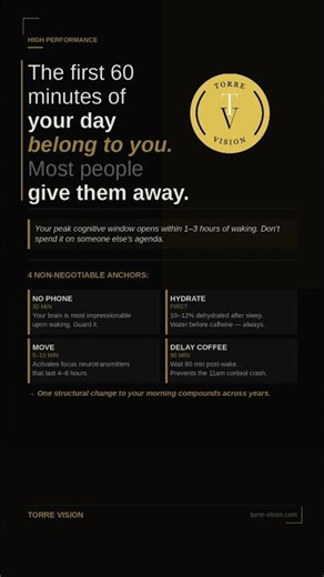 The morning habit that separates high performers from everyone else #morningroutine