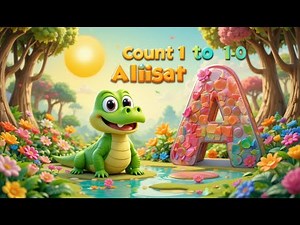 Alligator Counting Song | Learn Numbers 1 to 10 with Alligators | Educational Kids Songs