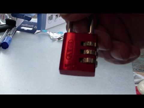 Zahlenschloss knacken ABUS 145/30 - Combination lock - Lockpicking