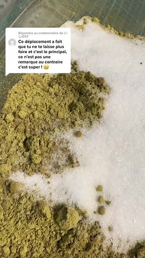Mixing Green and Brown Powders: Transformation Process