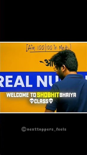 Welcome to Shobhit Bhaiya Class 🥰🌼 | Shobhit nirwan | Next toppers | #songs #class10th #toppers #dsp