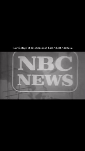 Raw footage of mob boss and Murder Inc leader Albert Anastasia. | The Commission