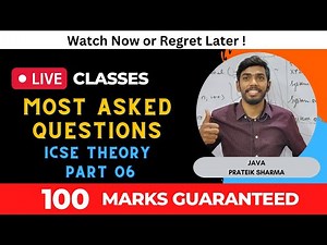 FAQ 06 Computer Class 10 ICSE ISC Java Programming