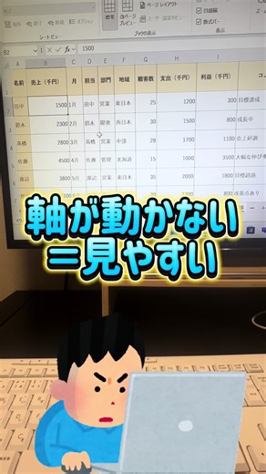 Excelで時短！見やすくなる技法を紹介