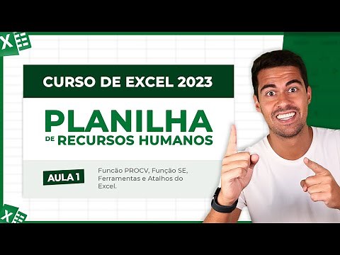 Curso de Excel - Aula 1 [Funcão PROCV, Função SE, Ferramentas e Atalhos do Excel]